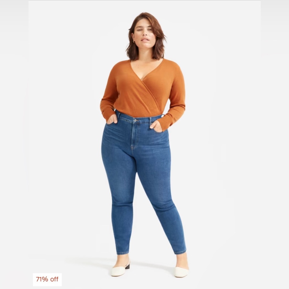 Everlane The Authentic Stretch High-Rise Skinny size 26 crop